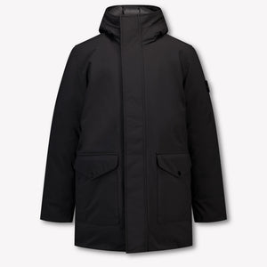 Stone Island Enfant Garçons Veste d'hiver Noir