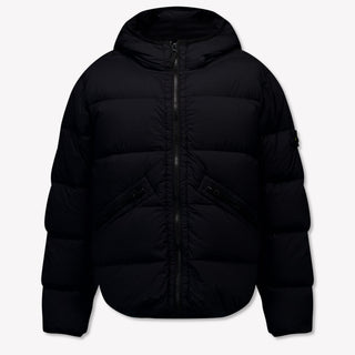 Stone Island Enfant Garçons Veste d'hiver Noir