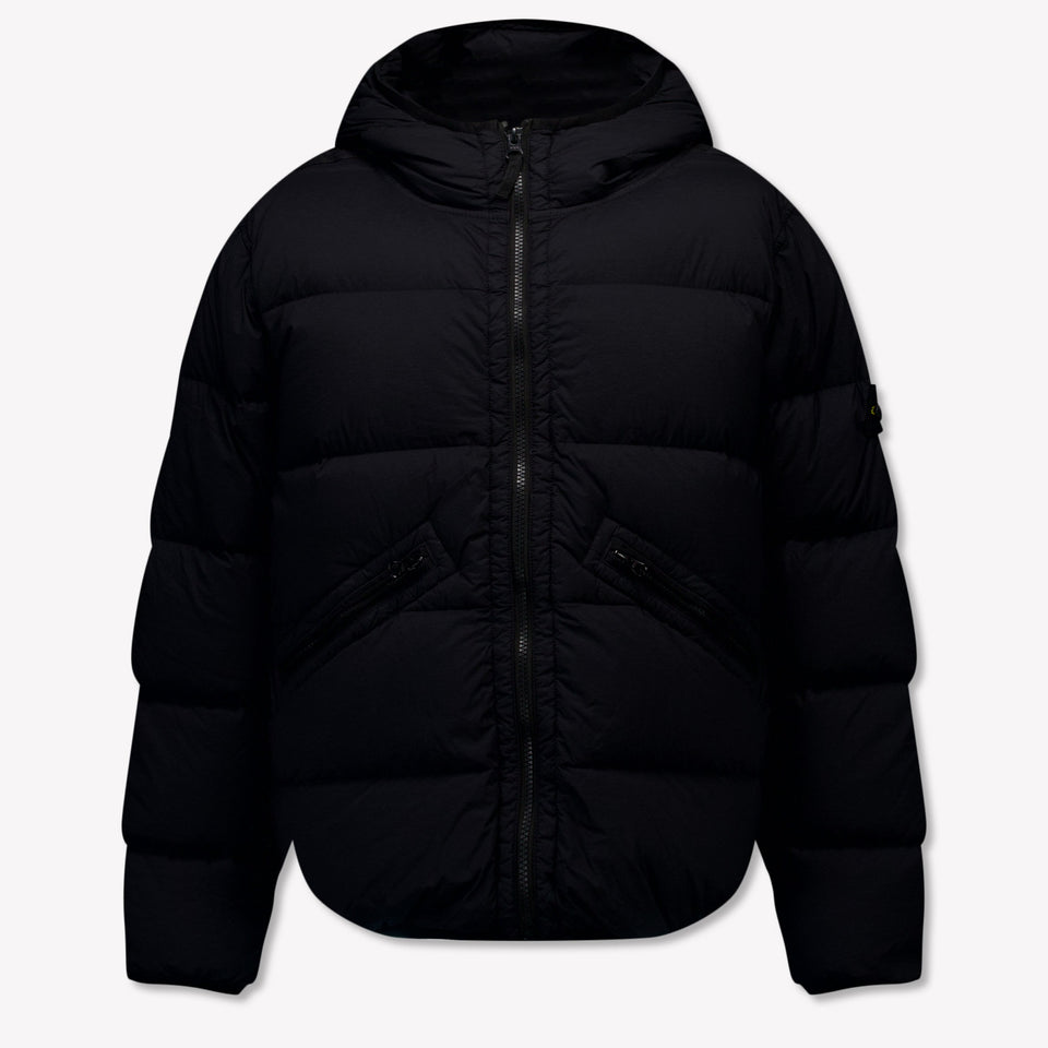 Stone Island Enfant Garçons Veste d'hiver Noir