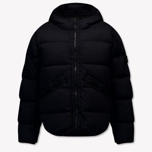 Stone Island Enfant Garçons Veste d'hiver Noir