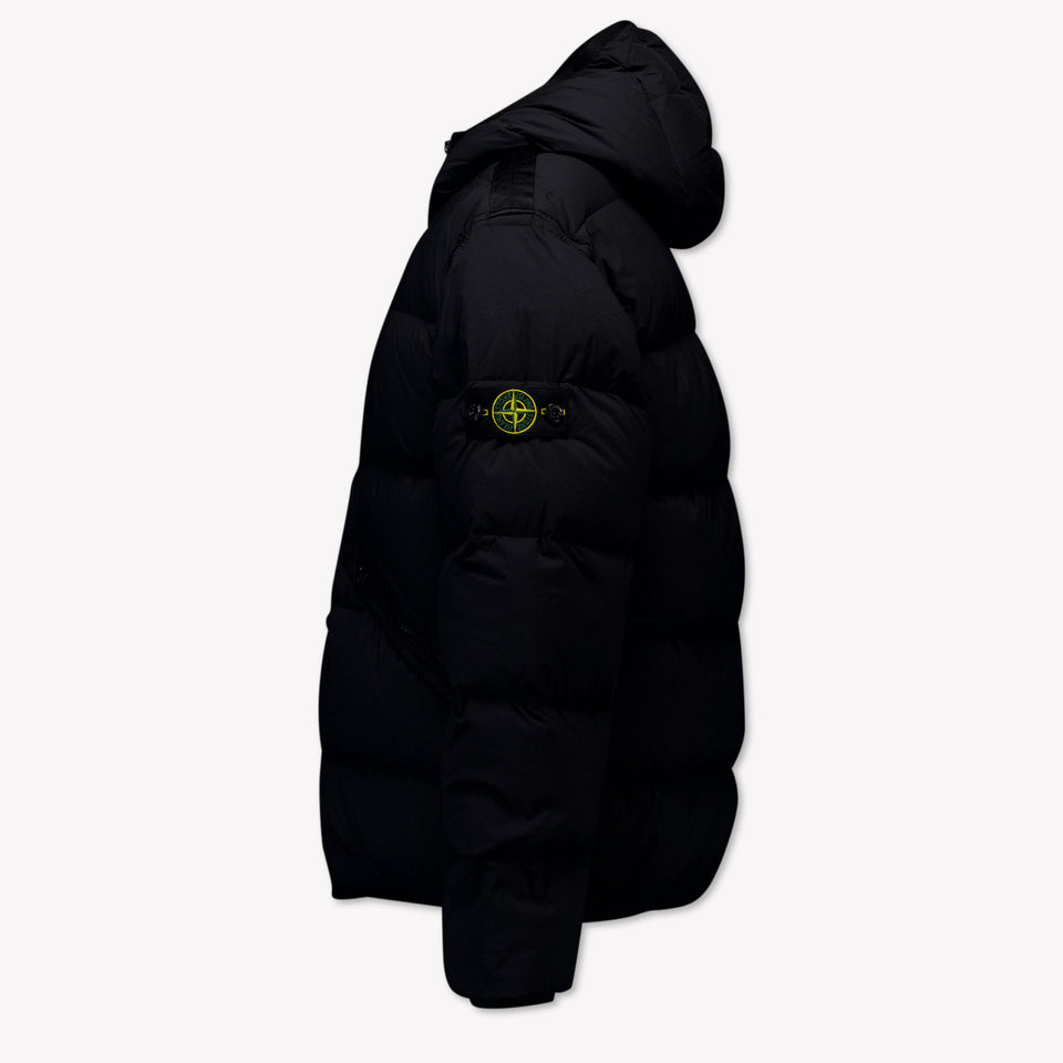 Stone Island Enfant Garçons Veste d'hiver Noir