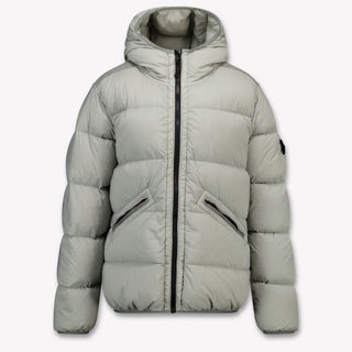 Stone Island Enfant Garçons Veste d'hiver Gris