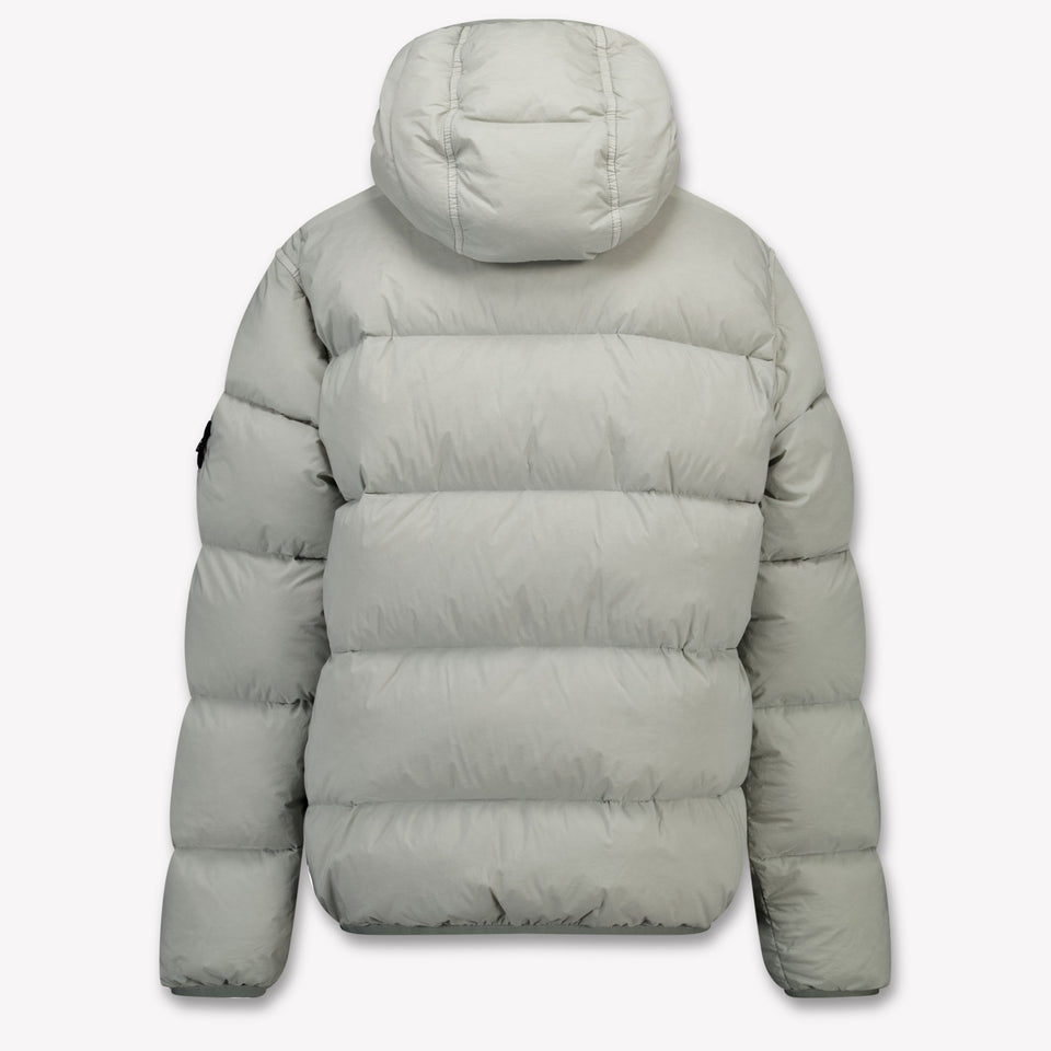 Stone Island Enfant Garçons Veste d'hiver Gris
