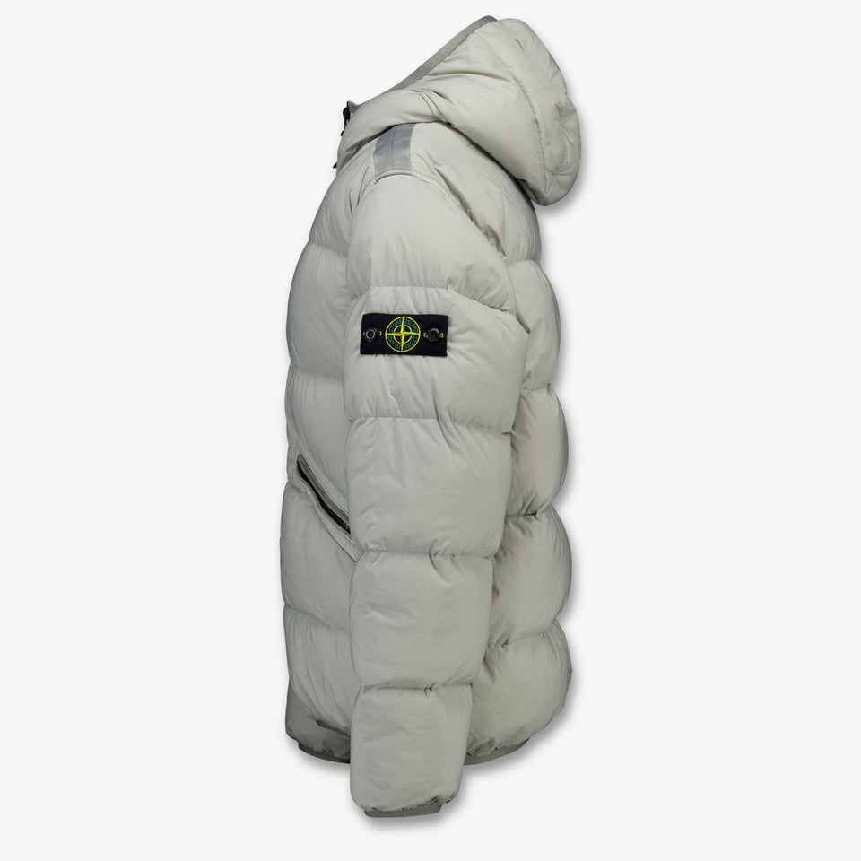 Stone Island Enfant Garçons Veste d'hiver Gris