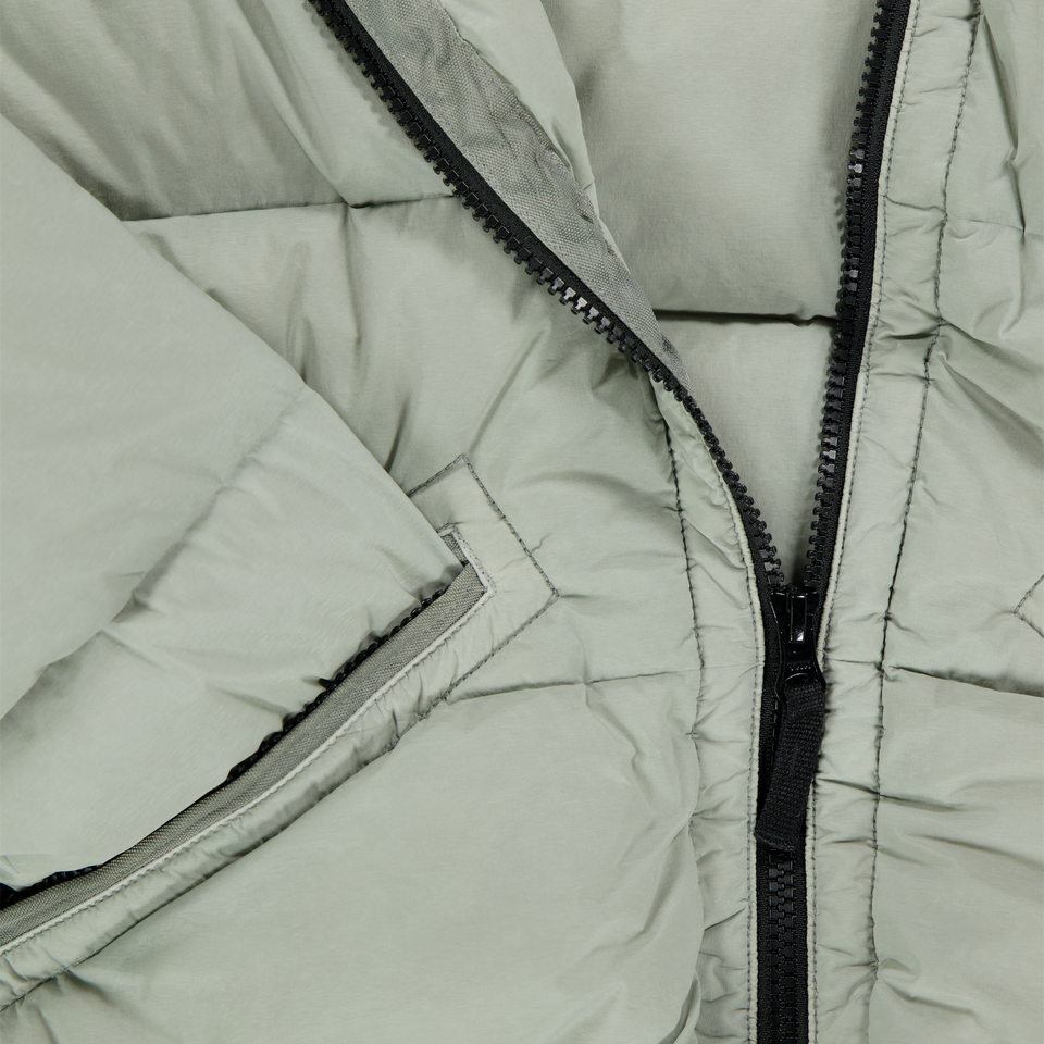 Stone Island Enfant Garçons Veste d'hiver Gris