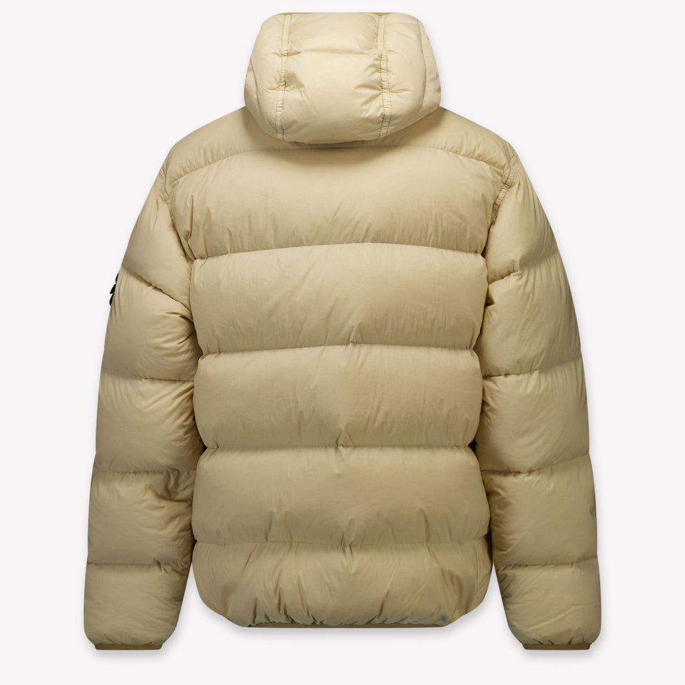 Stone Island Enfant Garçons Veste d'hiver Beige