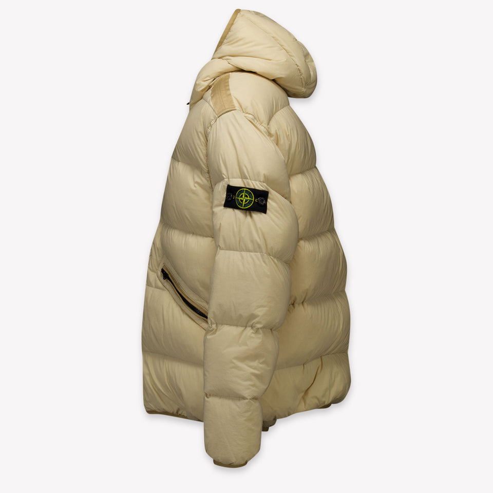 Stone Island Enfant Garçons Veste d'hiver Beige