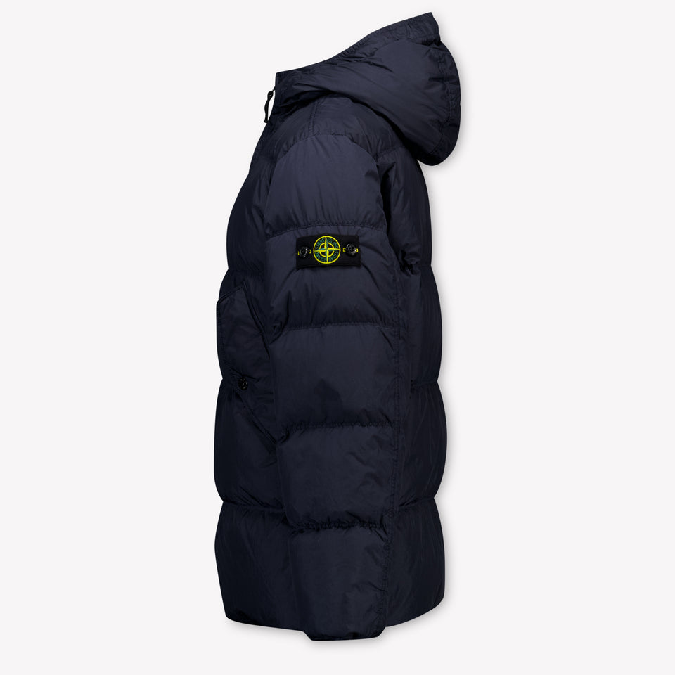 Stone Island Enfant Garçons Veste d'hiver Navy