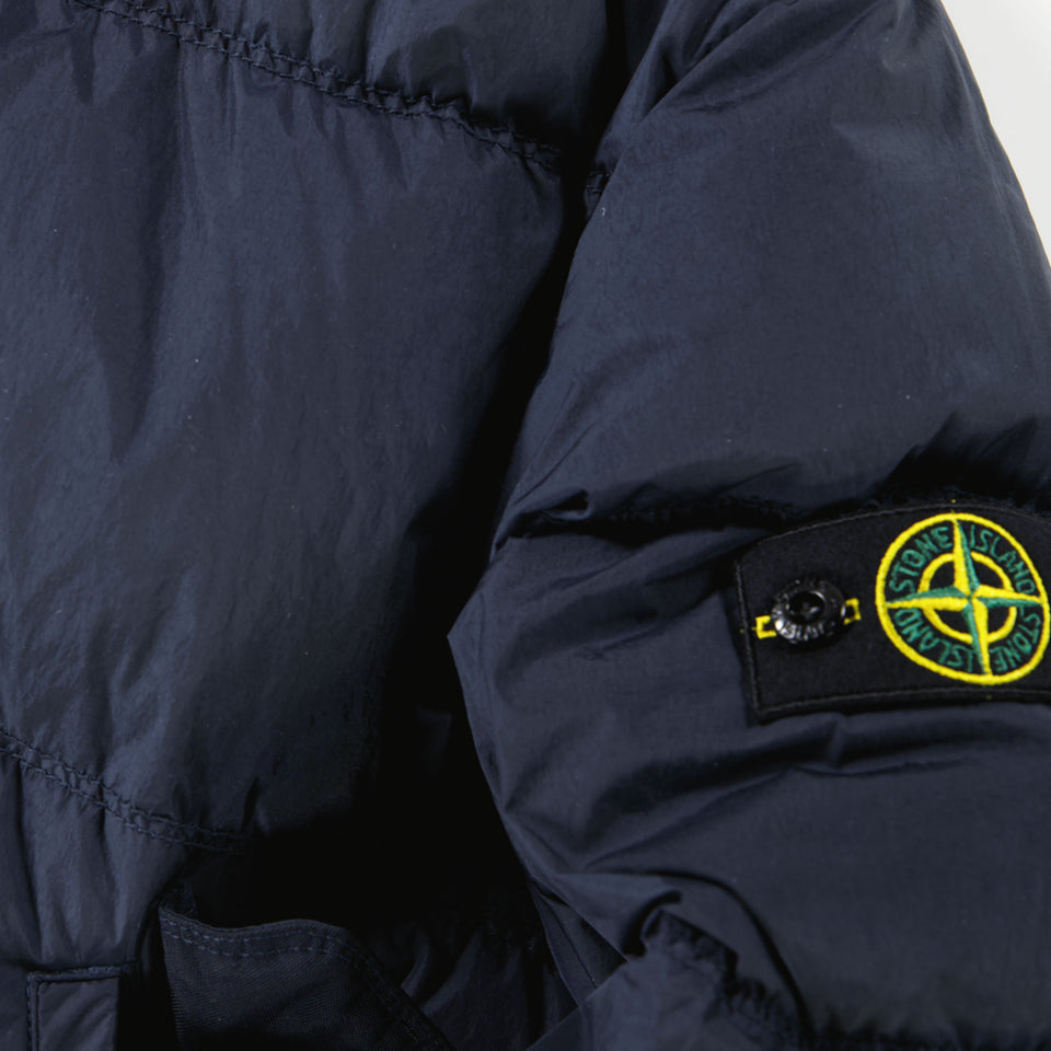 Stone Island Enfant Garçons Veste d'hiver Navy