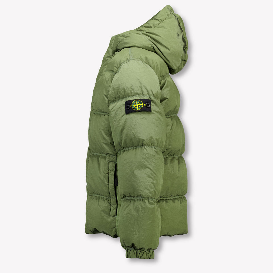 Stone Island Kinder Jungen Winterjacke Dunkelgrün