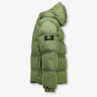Stone Island Enfant Garçons Veste d'hiver Vert Foncé