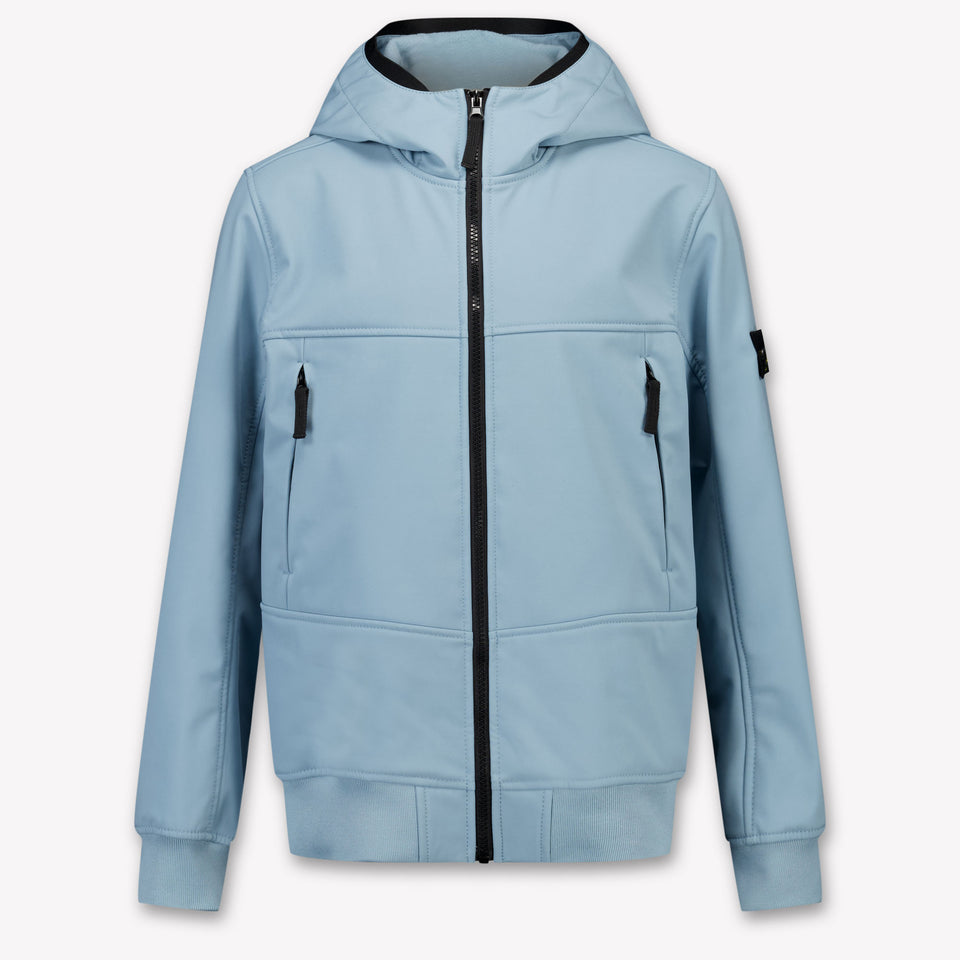 Stone Island Enfant Garçons Veste d'hiver Bleu Clair