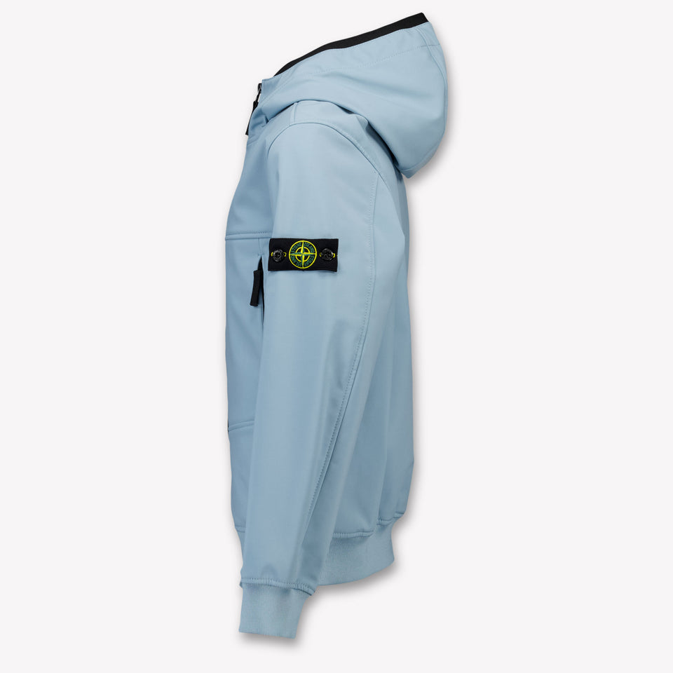 Stone Island Enfant Garçons Veste d'hiver Bleu Clair