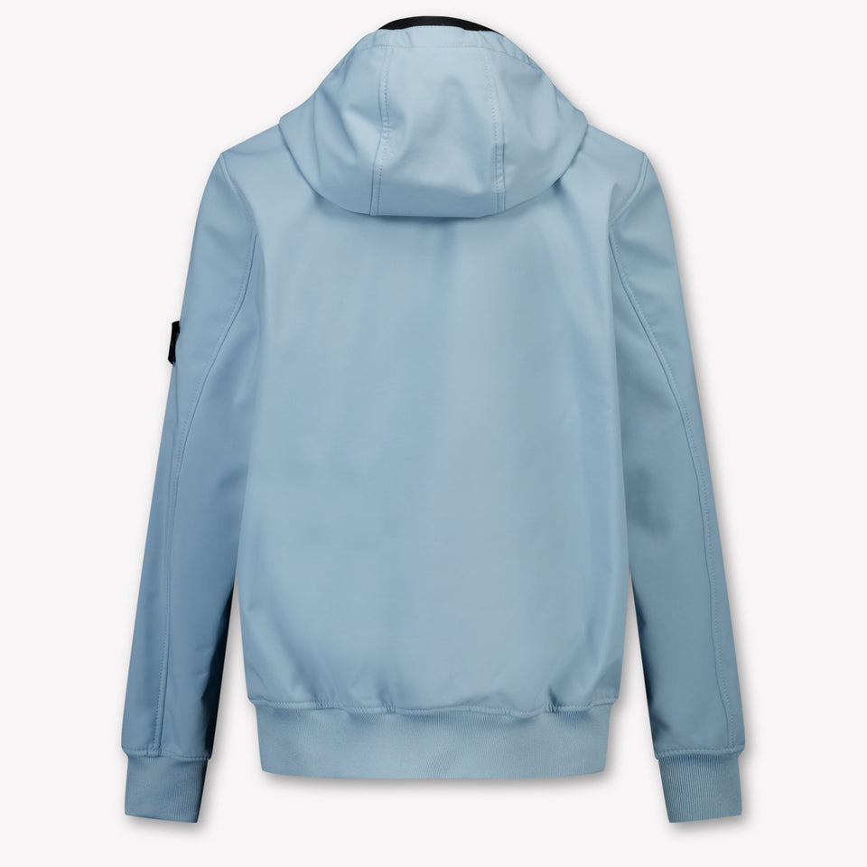 Stone Island Enfant Garçons Veste d'hiver Bleu Clair