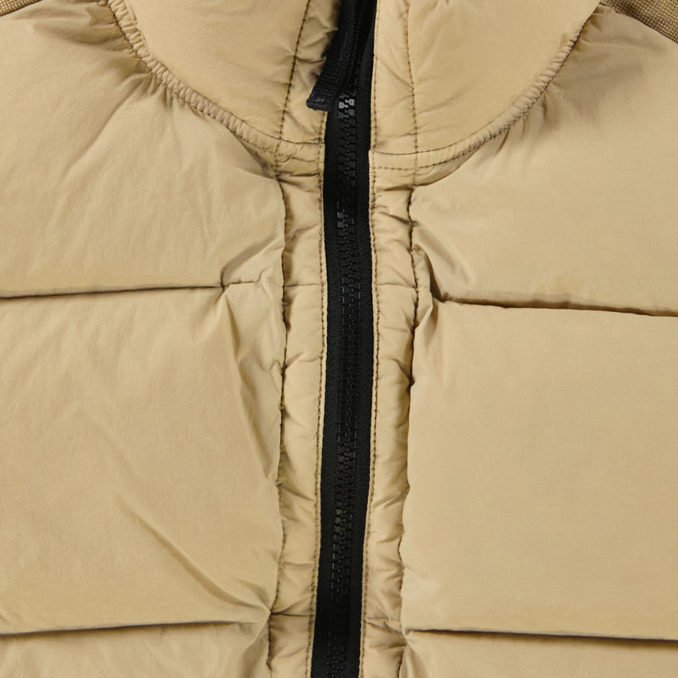 Stone Island Niño Chicos Cuerpo más cálido en Beige