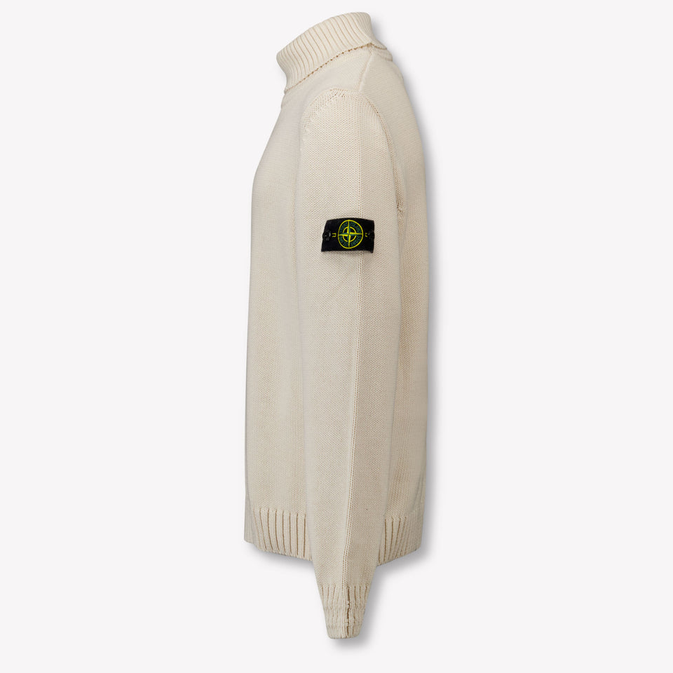 Stone Island Kinder Jongens Trui In Off White