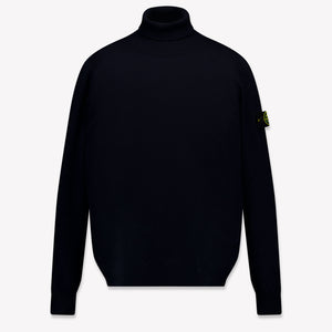 Stone Island Enfant Garçons Pull Navy