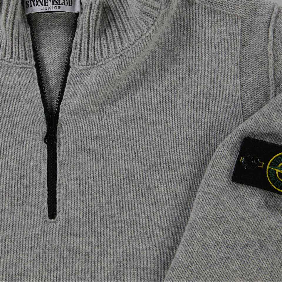 Stone Island Kinder Jongens Trui In Grijs