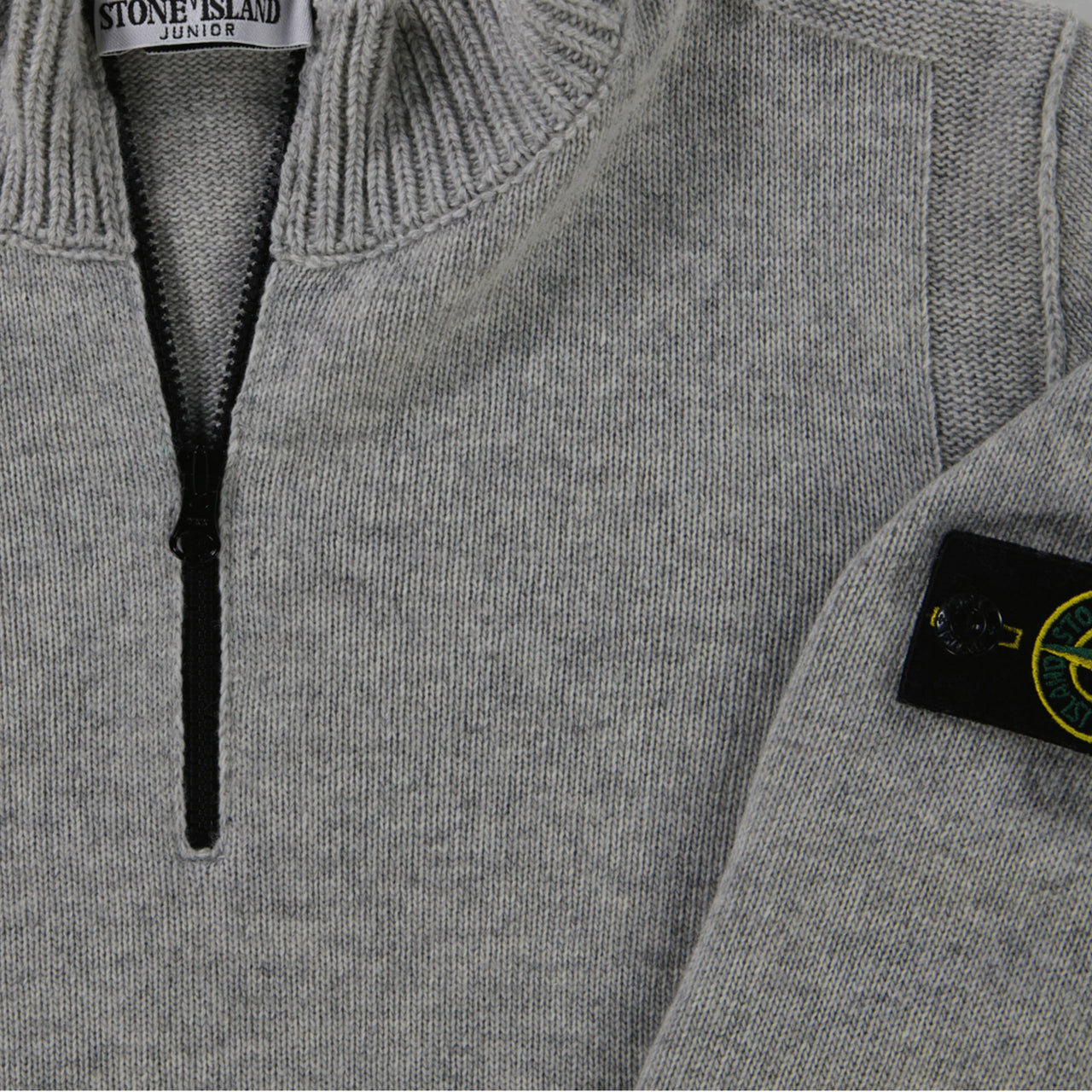 Stone Island Enfant Garçons Pull Gris