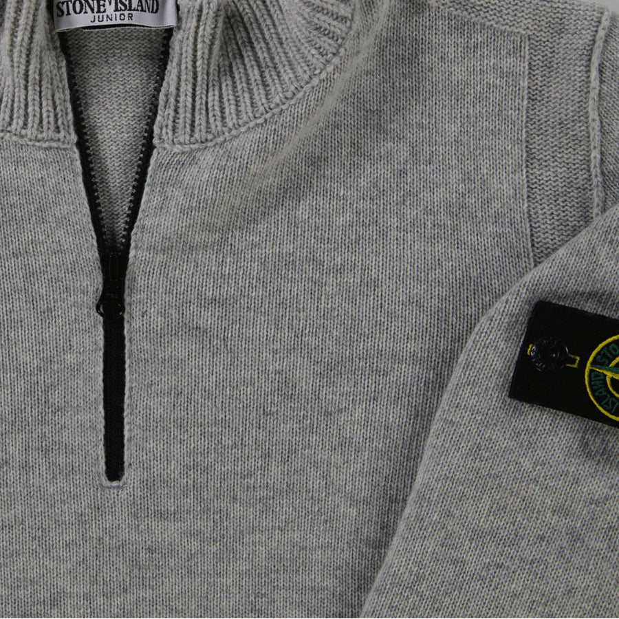 Stone Island Enfant Garçons Pull Gris