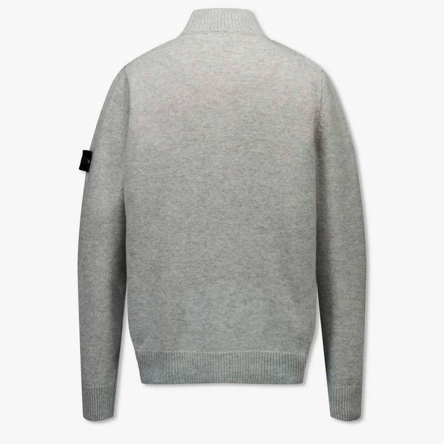 Stone Island Enfant Garçons Pull Gris