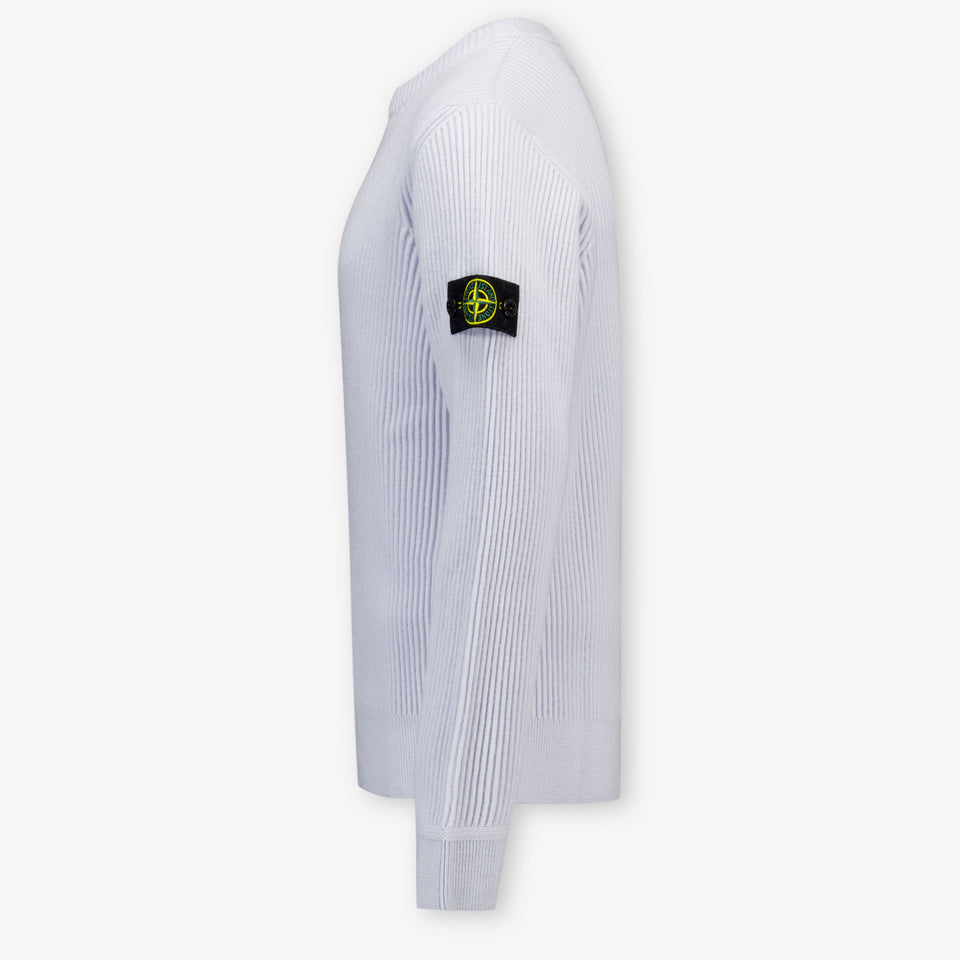 Stone Island Kinder Jongens Trui In Licht Blauw