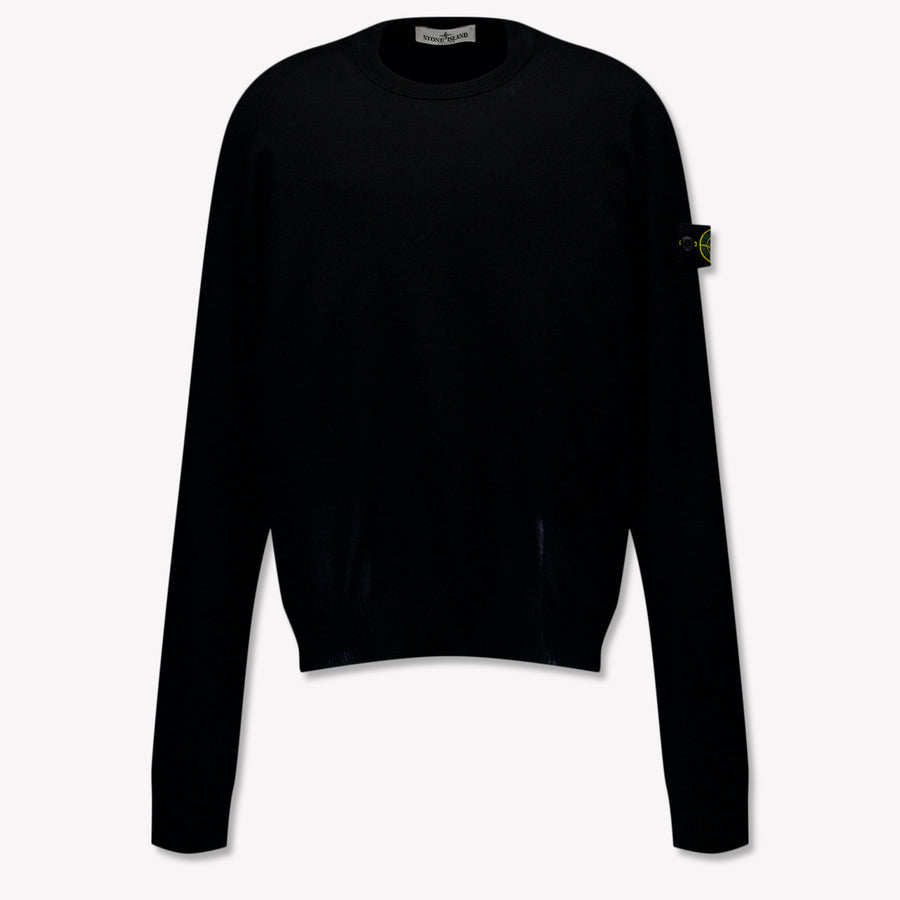 Stone Island Enfant Garçons Pull Noir