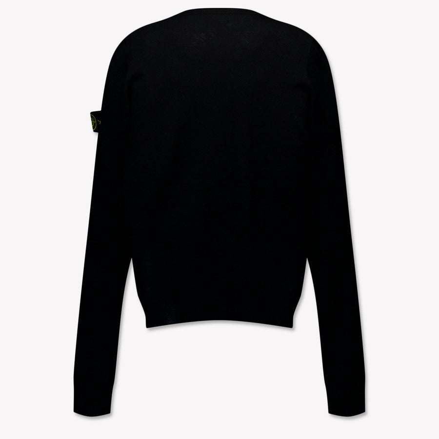 Stone Island Enfant Garçons Pull Noir