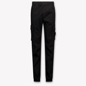 Stone Island Kids Boys  Pants Black
