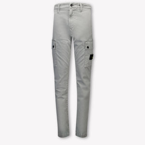 Stone Island Enfant Garçons Pantalon Gris