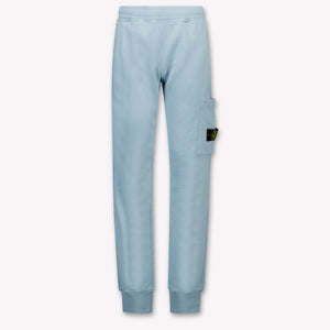 Stone Island Enfant Garçons Pantalon Bleu Clair