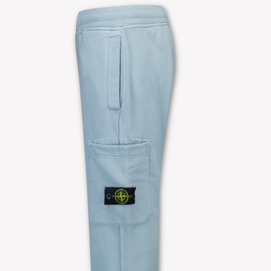 Stone Island Enfant Garçons Pantalon Bleu Clair