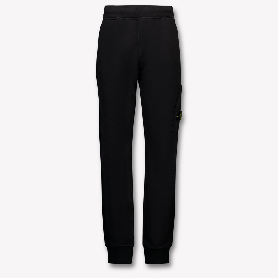 Stone Island Kids Boys  Pants Black