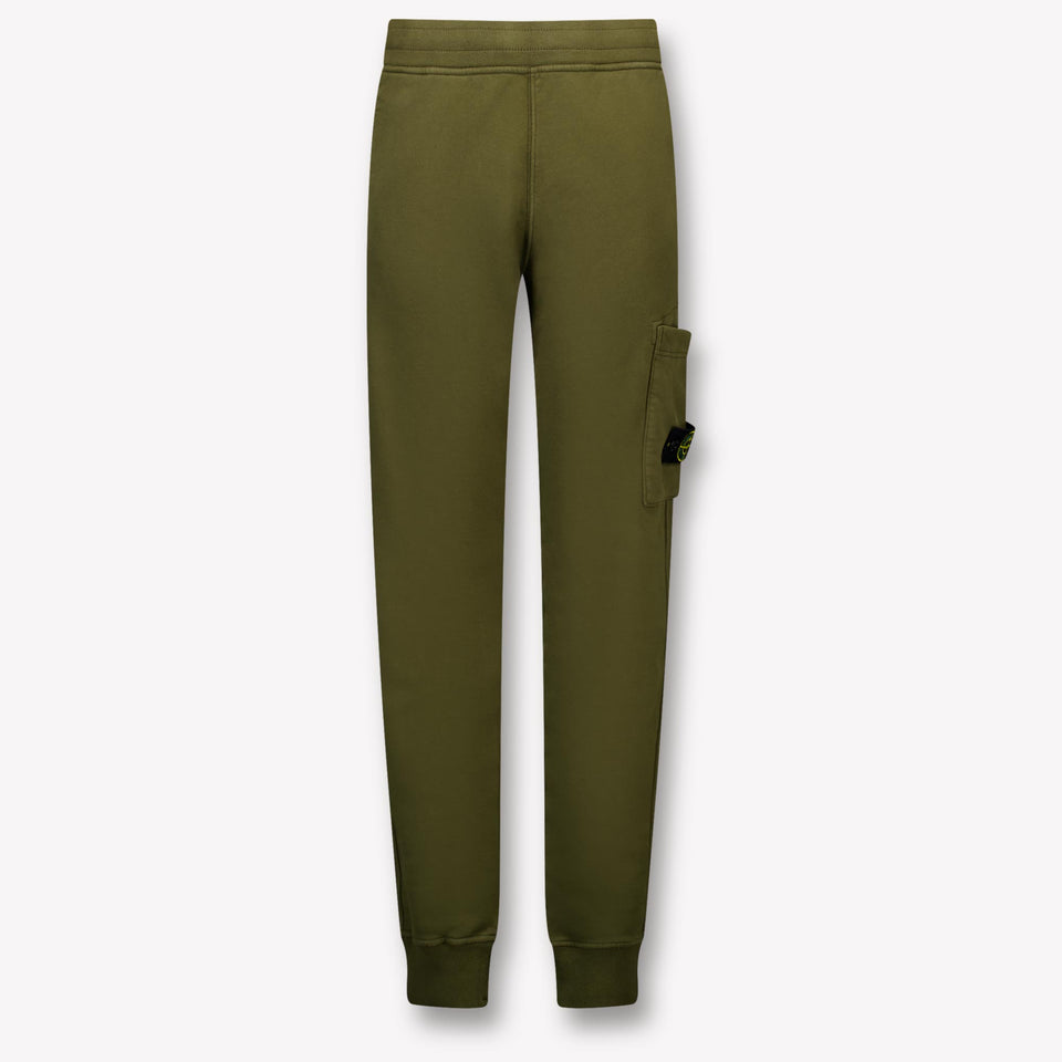 Stone Island Kids Boys  Pants Army