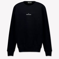 Stone Island Enfant Garçons Pull Noir
