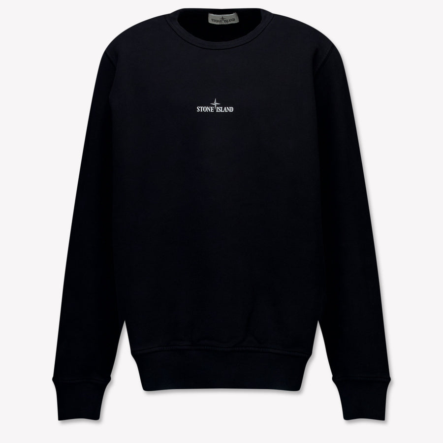 Stone Island Enfant Garçons Pull Noir