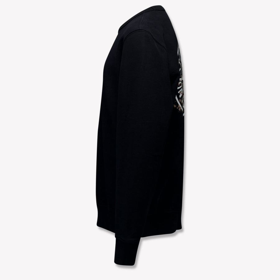 Stone Island Enfant Garçons Pull Noir