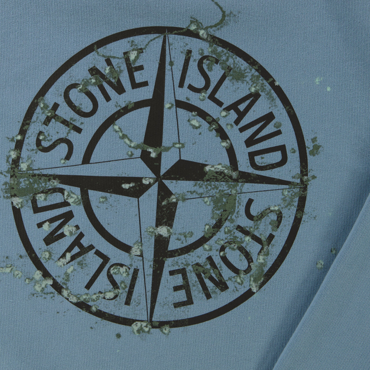 Stone Island Enfant Garçons Pull Bleu Clair