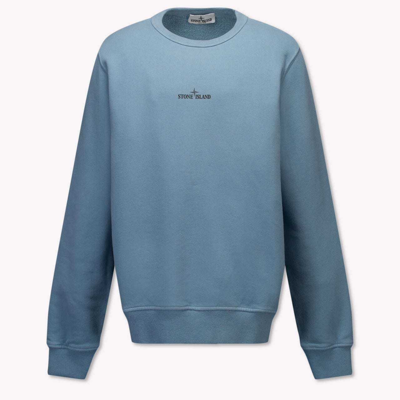 Stone Island Enfant Garçons Pull Bleu Clair
