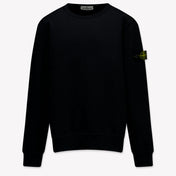 Stone Island Niño Chicos Suéter en Negro
