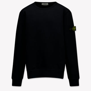 Stone Island Niño Chicos Suéter en Negro
