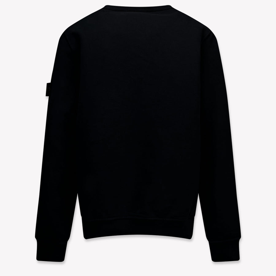 Stone Island Kinder Jungen Pullover Schwarz