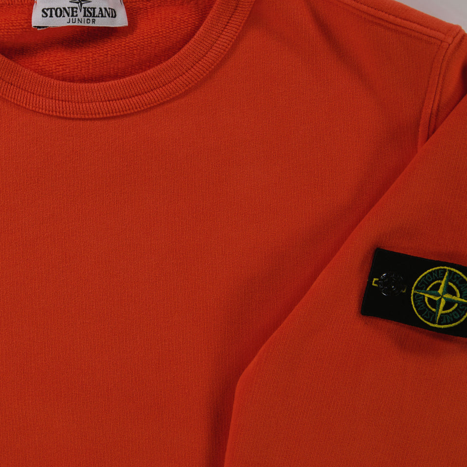 Stone Island Ragazzo Ragazzi Maglione in Rosso
