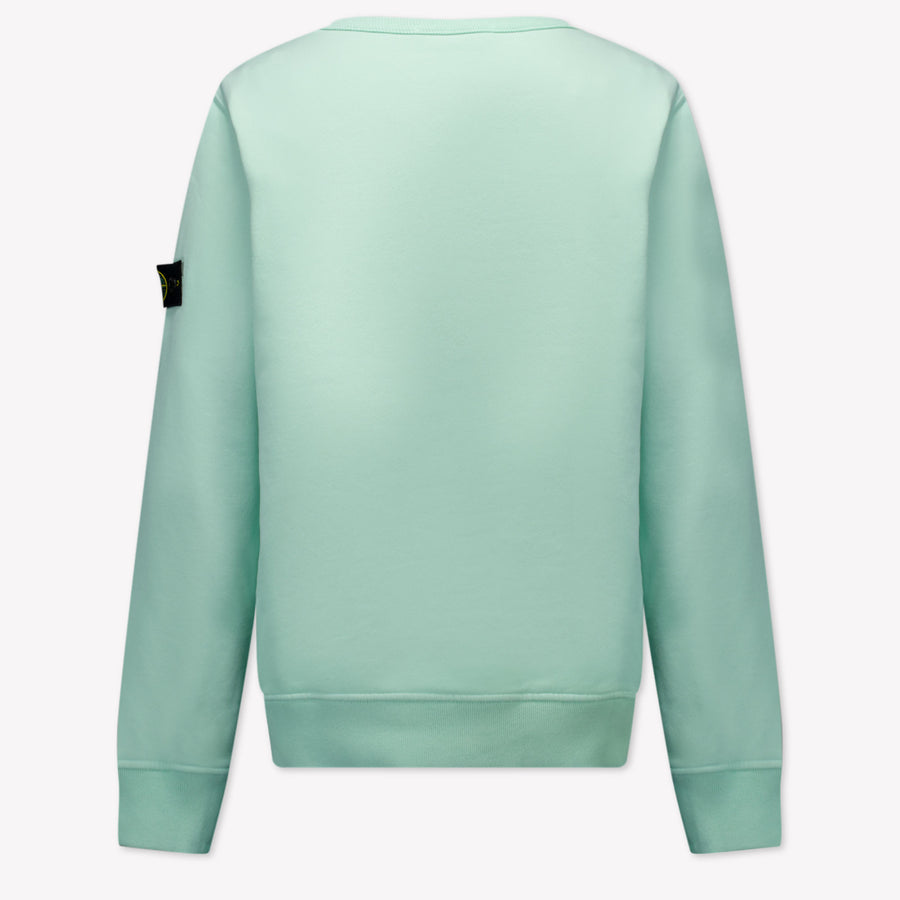Stone Island Enfant Garçons Pull Menthe