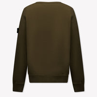 Stone Island Kids Boys Sweater  Army