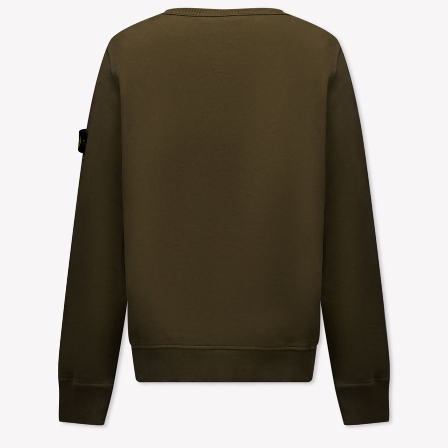 Stone Island Kids Boys Sweater  Army