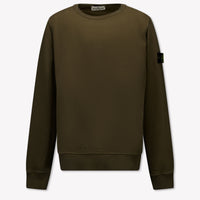 Stone Island Kids Boys Sweater  Army