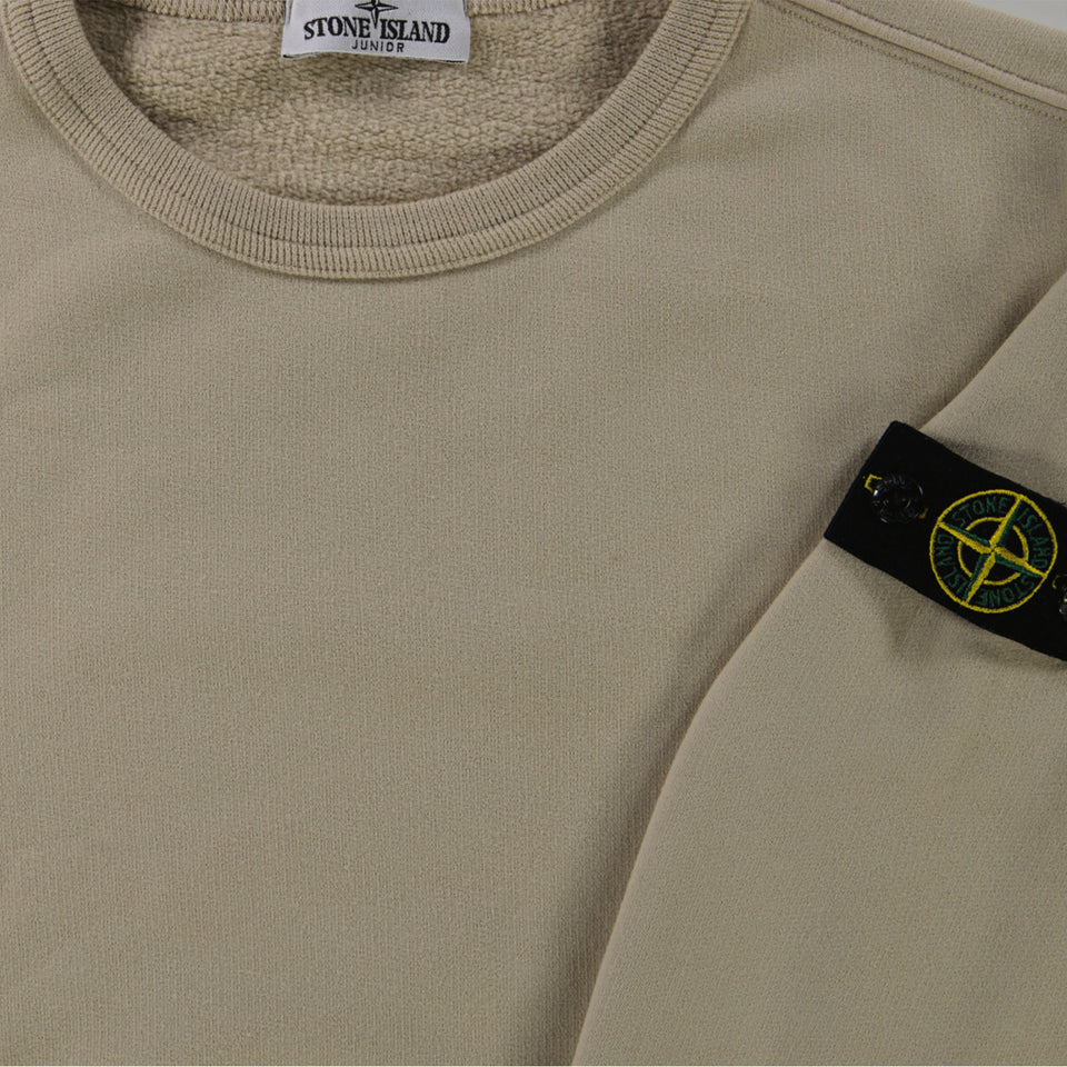 Stone Island Ragazzo Ragazzi Maglione in Sabbia