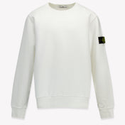 Stone Island Ragazzo Ragazzi Maglione in Off White