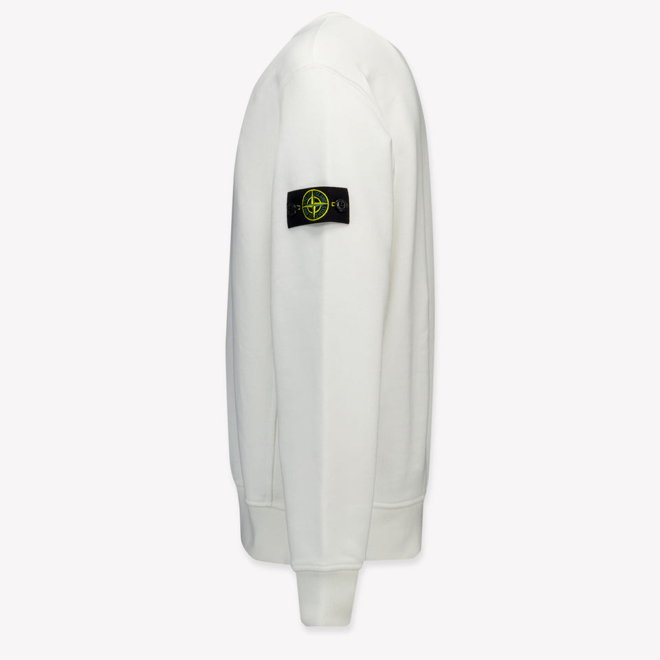 Stone Island Ragazzo Ragazzi Maglione in Off White